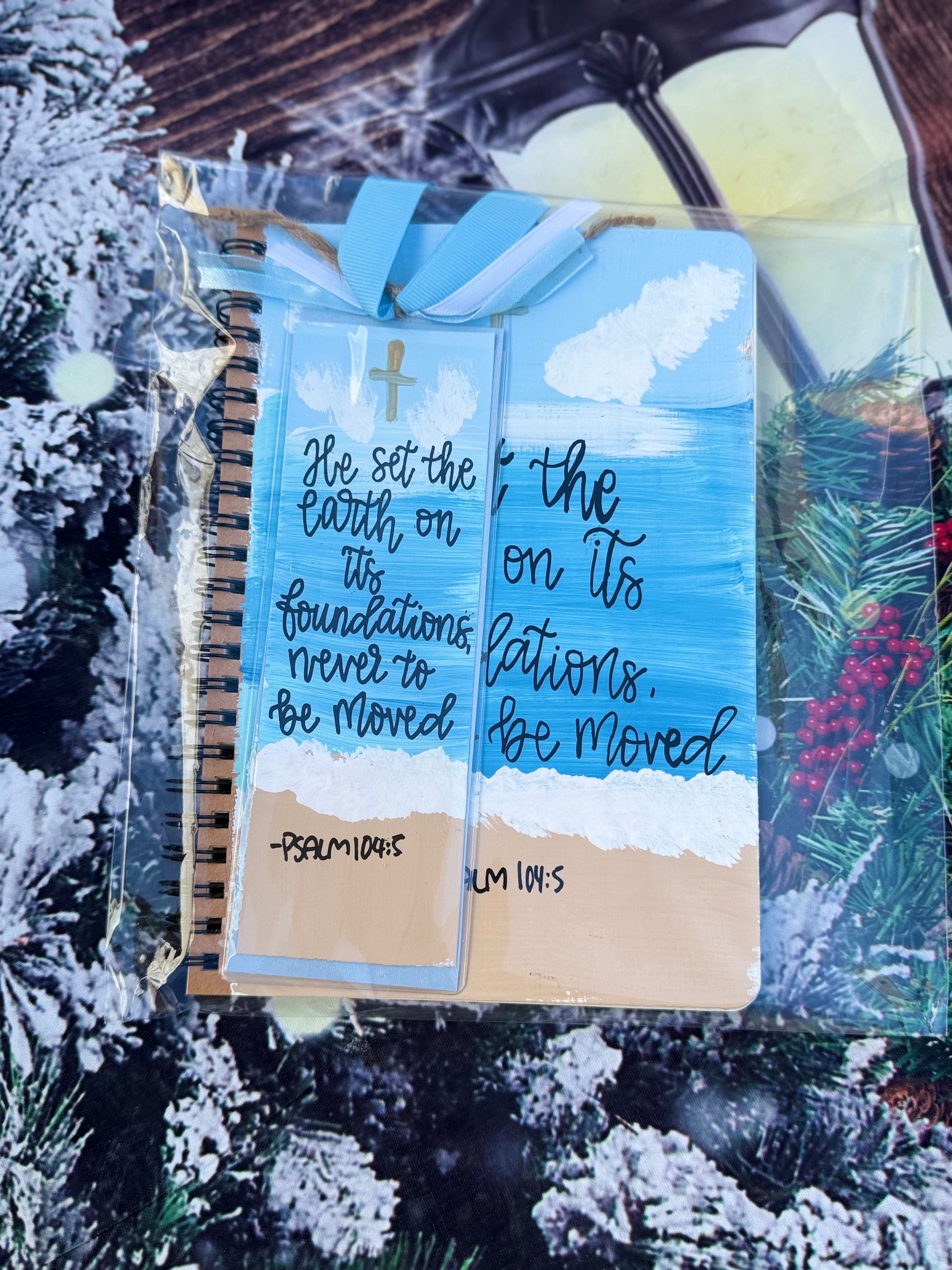 Journal/bookmark bundle- Psalm 104:5