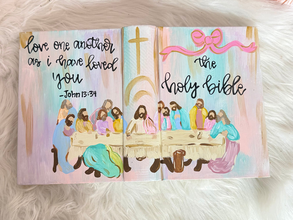 She Reads Truth painted Bible