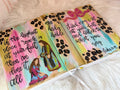 If the highest place I reach is at your feet- hand painted Bible