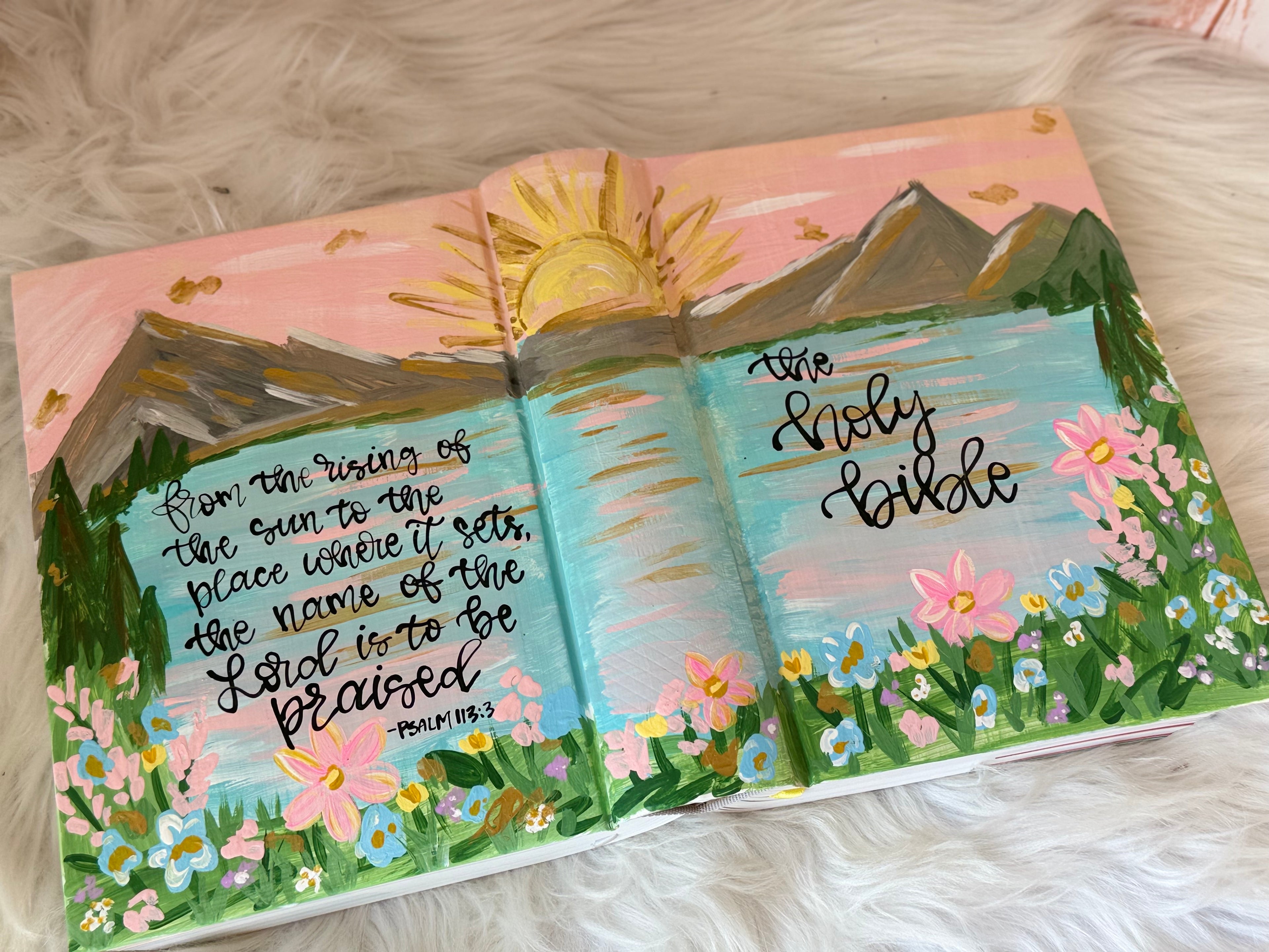Painted She Reads Truth Bible