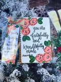 Journal/bookmark Bundle-fearfully and wonderfully made