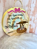My cup overflows-Door hanger