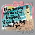 Footprints in the sand PNG