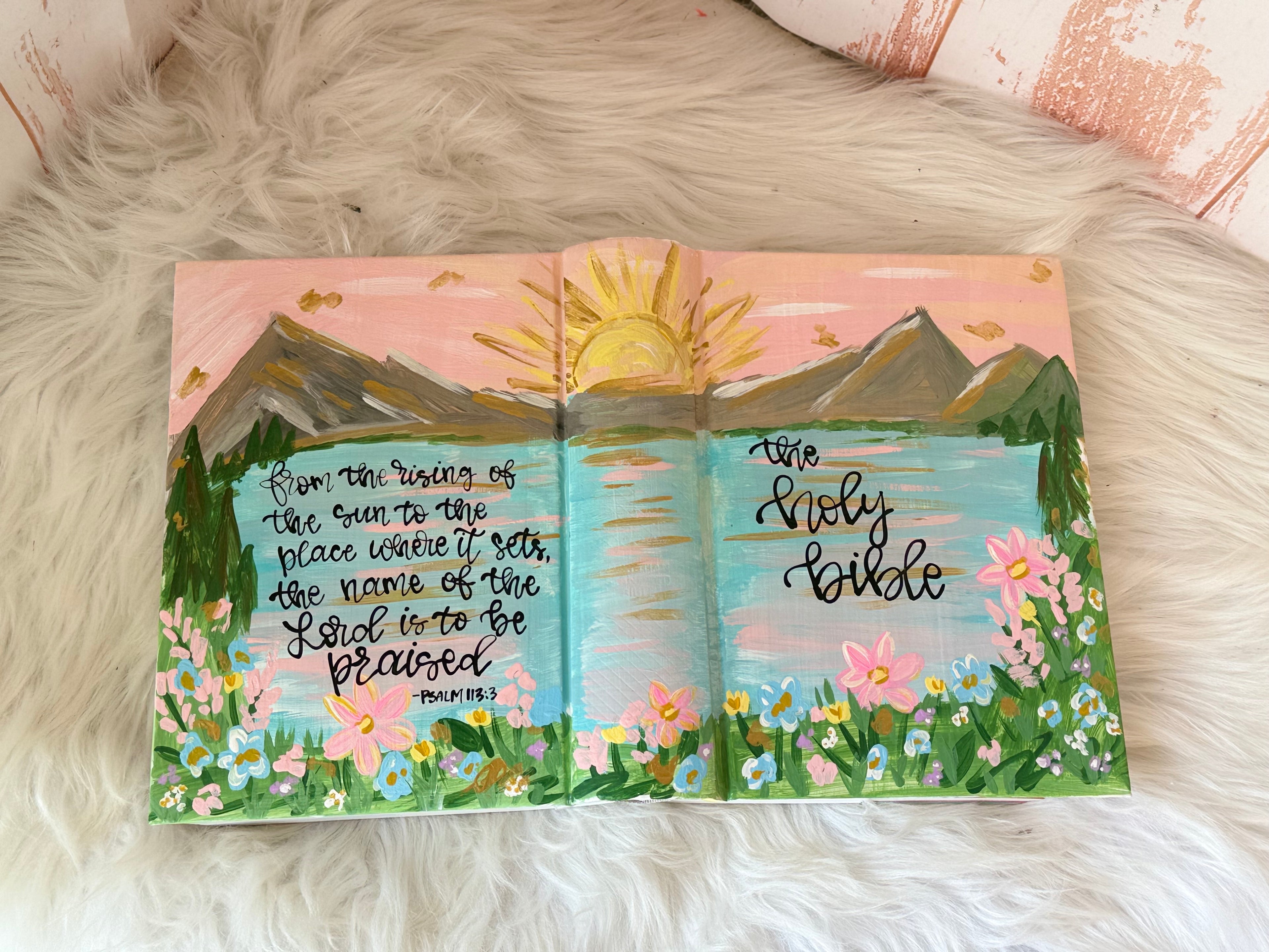 Painted She Reads Truth Bible