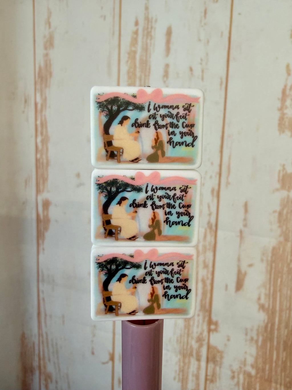 I wanna sit at your feet- silicone focal beads