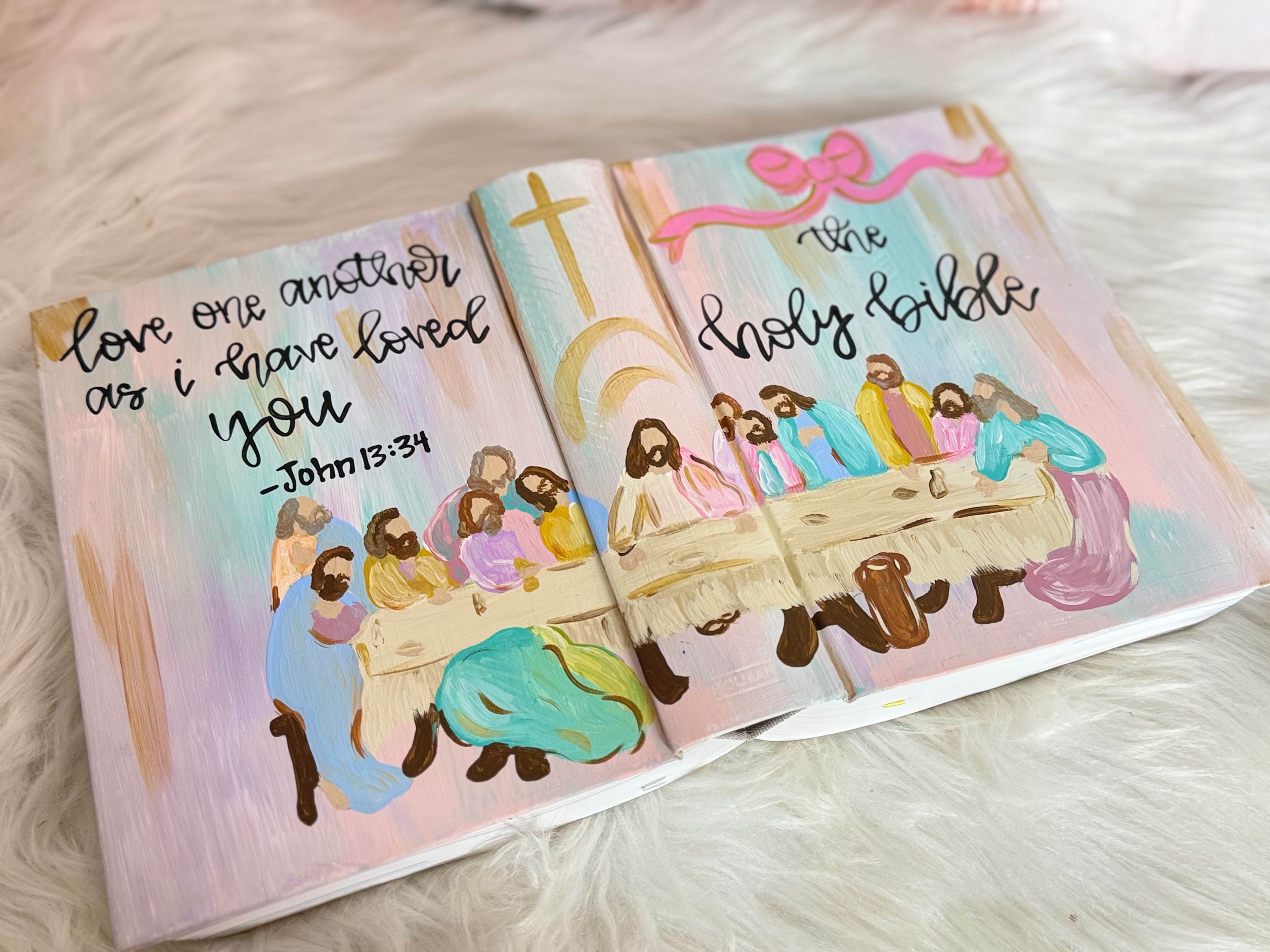 She Reads Truth painted Bible