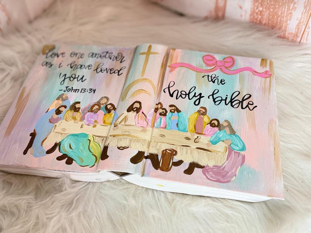 She Reads Truth painted Bible