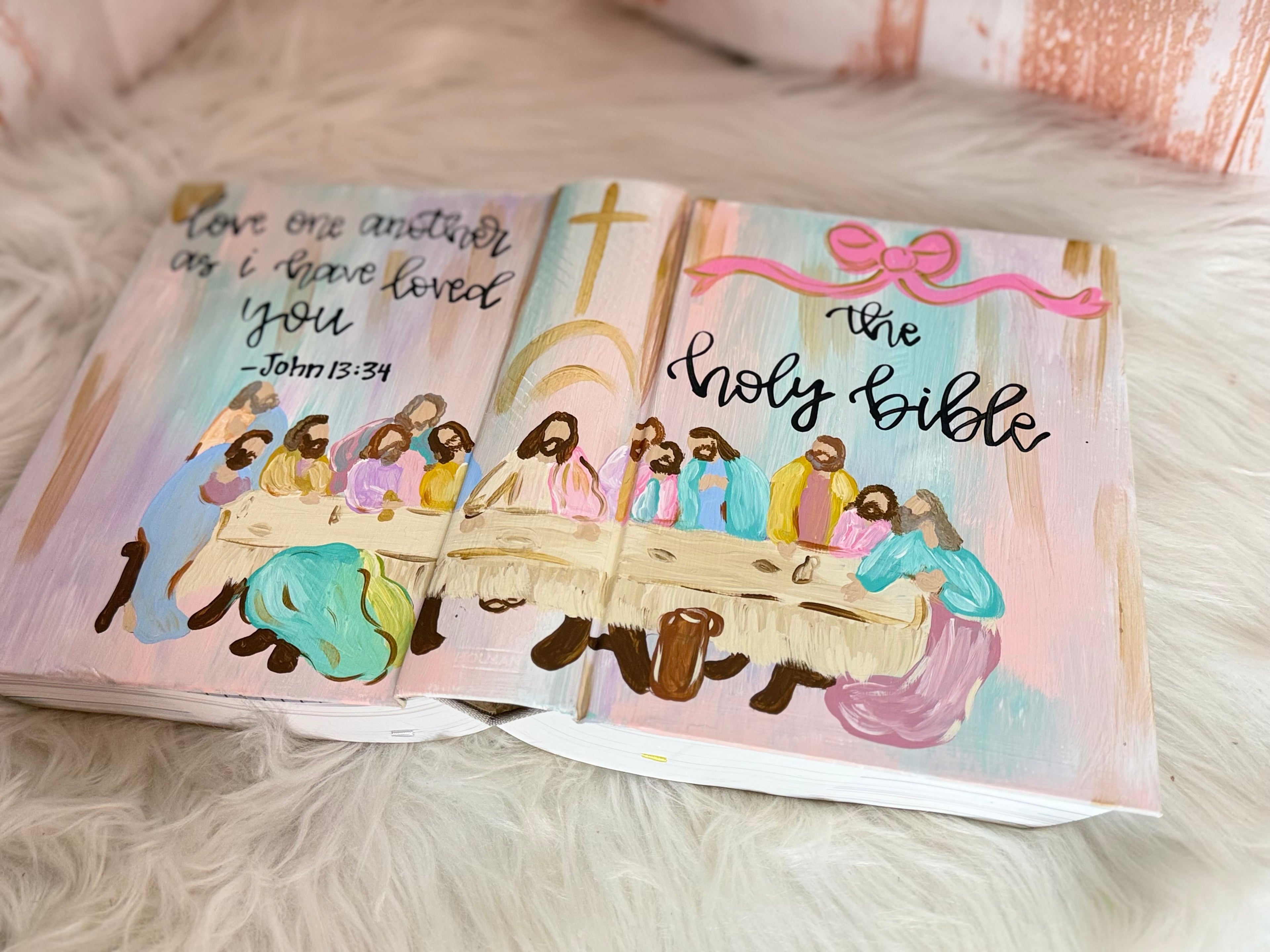 She Reads Truth painted Bible