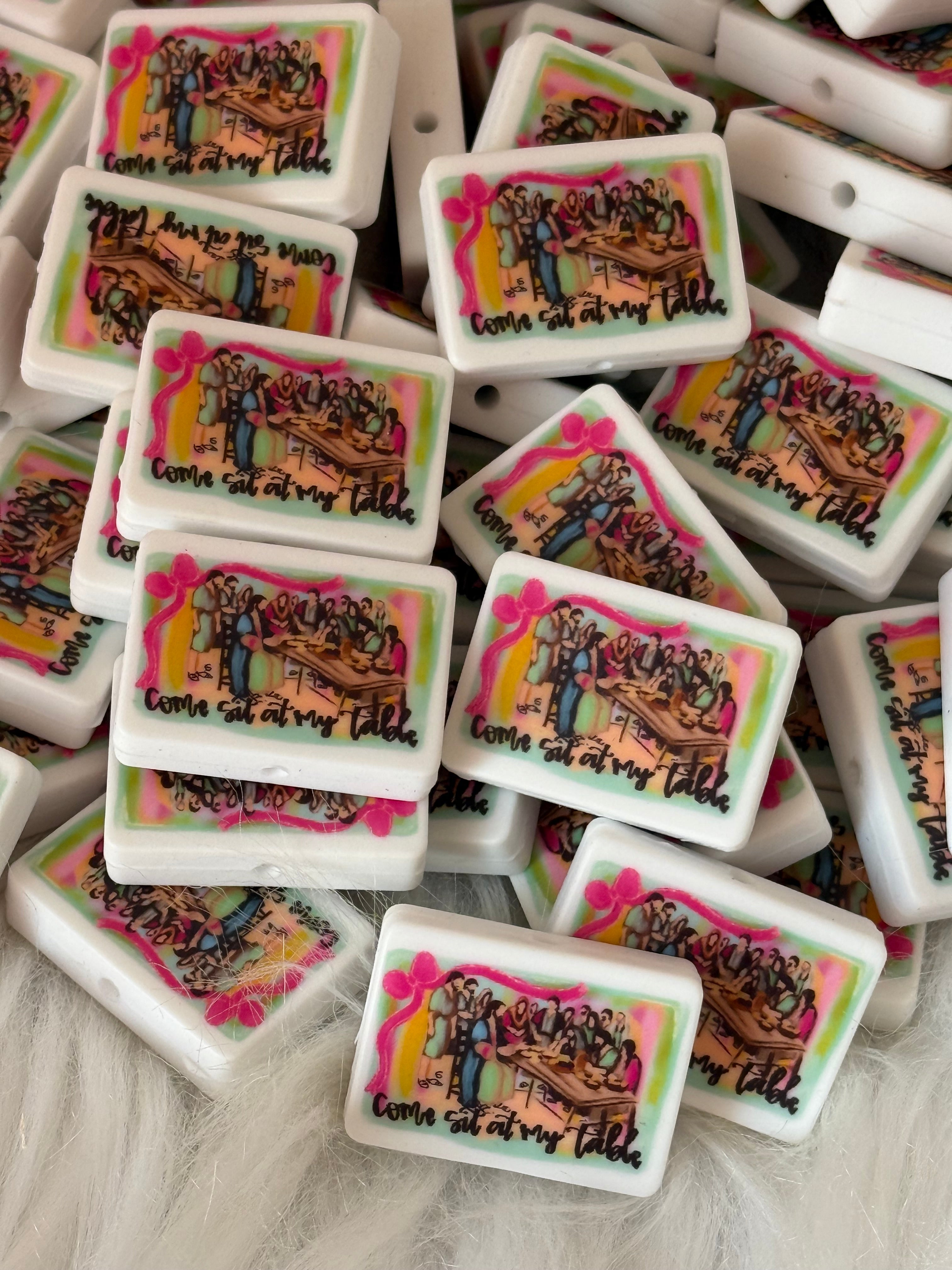 Come sit at my table-focal beads