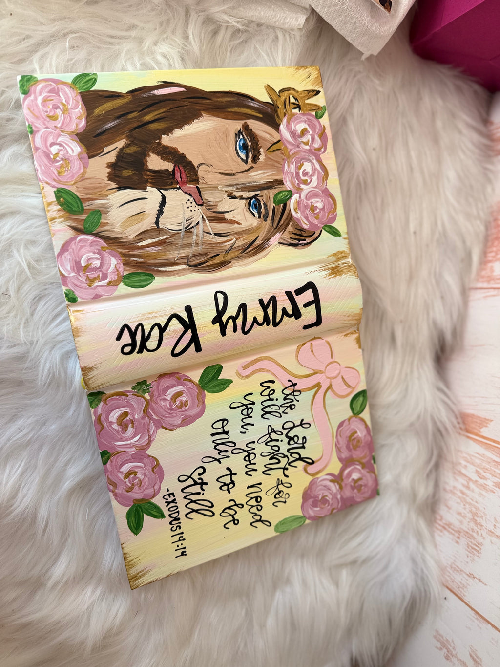 Hand painted She Reads Truth Bible