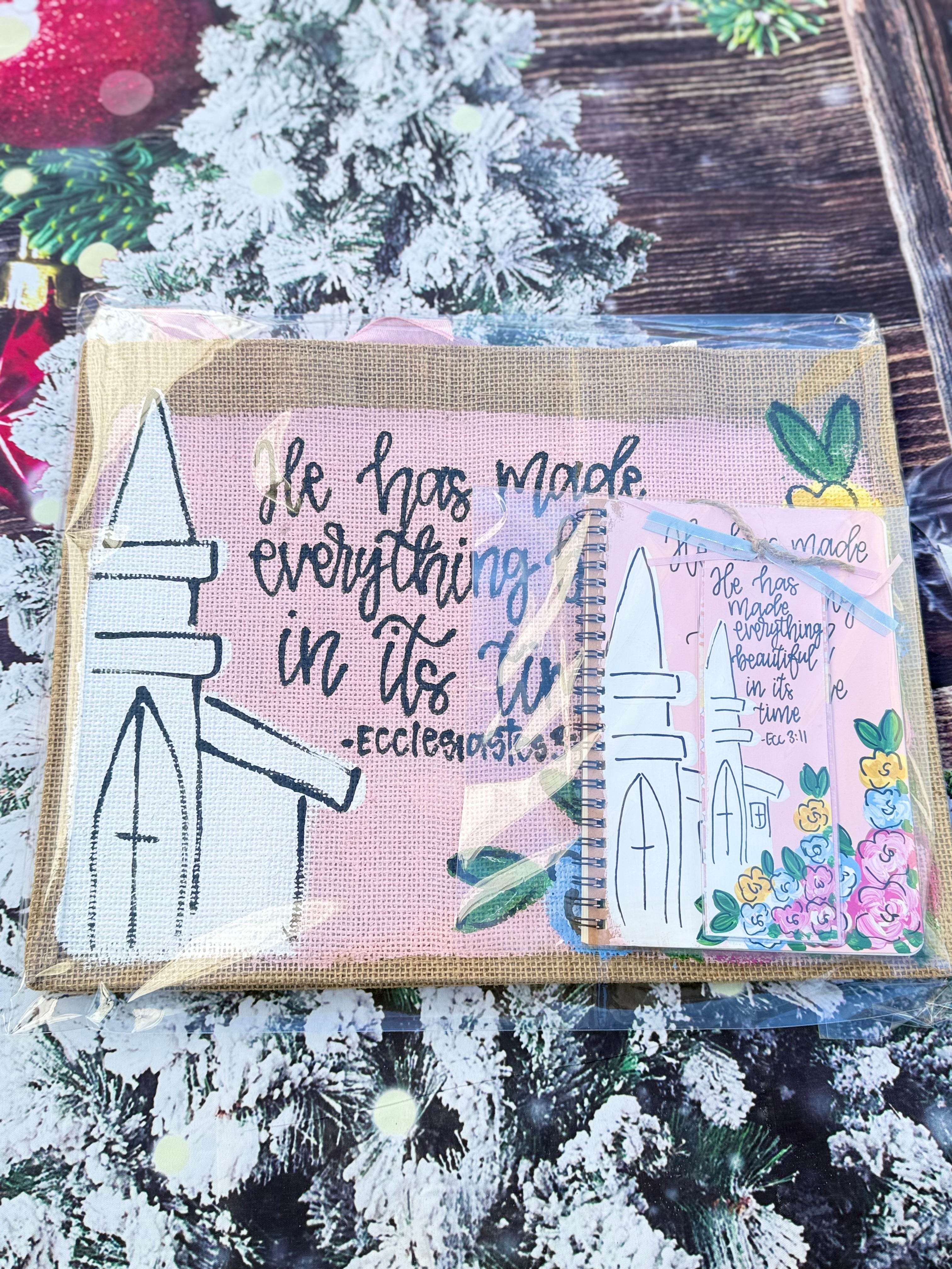 Bible bag bundle-Pink Ecc3:11